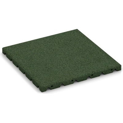 Novisa Gumová dlažba SAFE-PLAY 50 x 50 x 2,5 cm zelená 1 ks