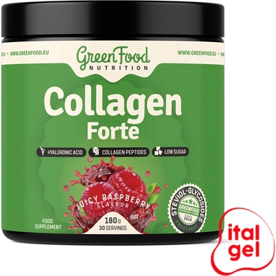 GreenFood Nutrition Collagen forte malnový juice 180 g