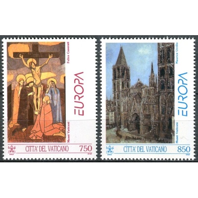 (1993) MiNr. 1099 - 1100 ** - Vatikán - Europa: současné umění