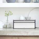 Brabantia Блестящ инокс кутия за хляб Brabantia с падащ преден капак (646848)