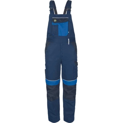 CERVA Cerva max eco stretch / Работен еластичн панталон с нагръдник - син 66 (0353005740066)