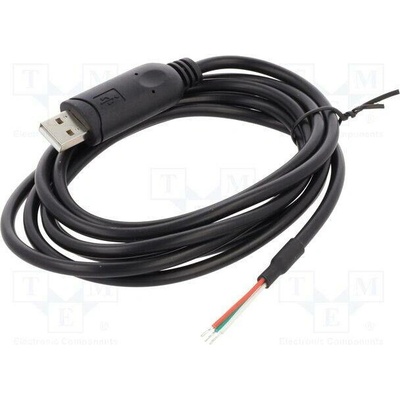 Delock 63509 USB 2.0 USB A vidlice 2m černý