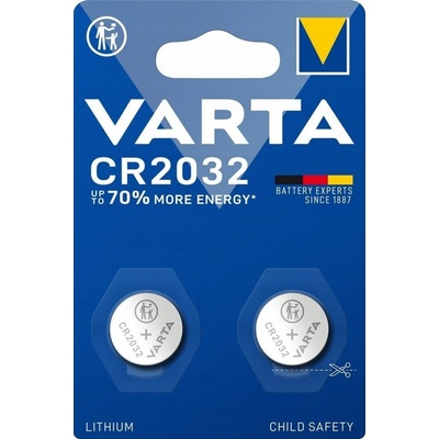 Varta CR 2032 2ks 6032101402 – Zbozi.Blesk.cz