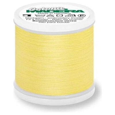 Quiltovací a vyšívací nit Madeira Cotona 50 (1000m) barva 770 lemon yellow