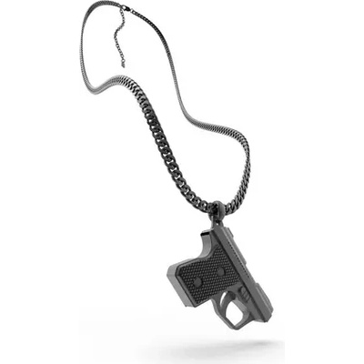 Metalmorphose Колие с медальон Metalmorphose Pistol necklace (MTMJ313-01)