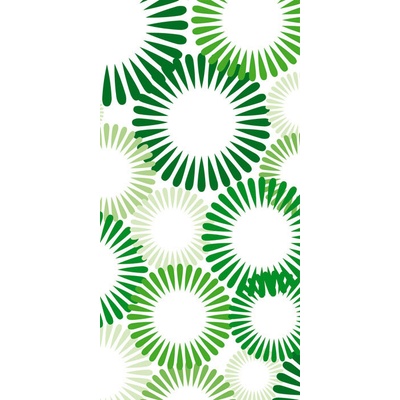 Dimex S-371 vliesová fototapeta na zeď Green Circles rozměry 110 x 220 cm
