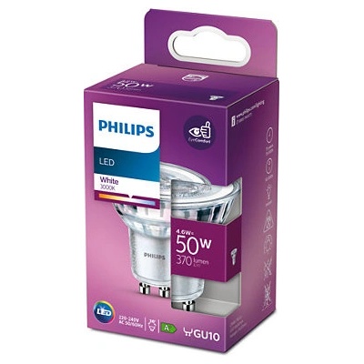 Philips žárovka LEDClassic 50W GU10 WH 36D ND 1PF SRT4