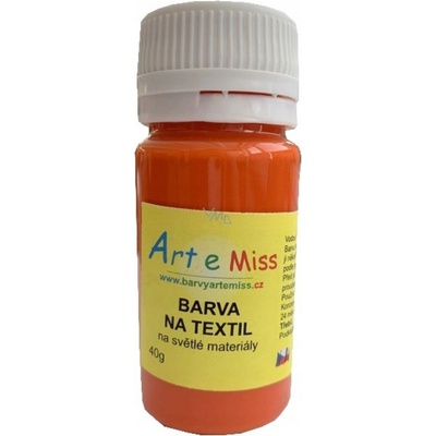 Artemiss Napeňovacia 3D farba na textil 64 oranžová