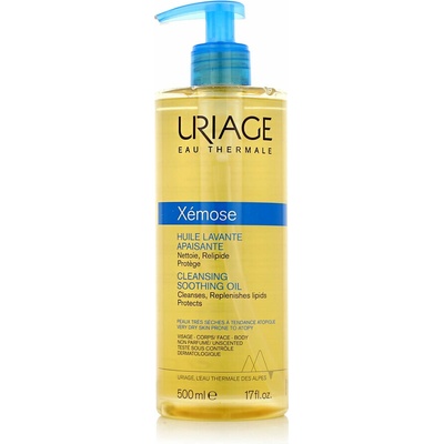 Uriage Xémose Cleansing Soothing Oil 500 ml čisticí olej pro velmi suchou a podrážděnou pokožku těla a obličeje