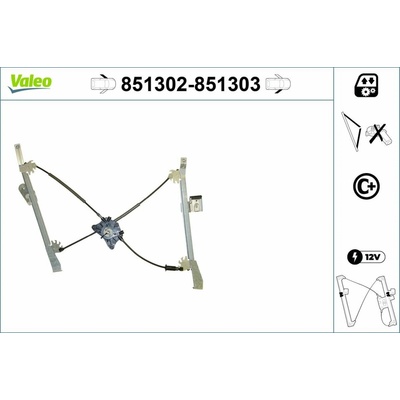 Zvedací zařízení oken VALEO 851303