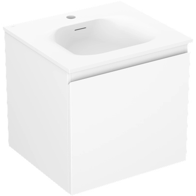 Mexen Orio шкаф за баня 50 см с мивка Вела, 1 чекмедже, бял мат - 91A10-05047-1-BF01-W23M01 (91A10-05047-1-BF01-W23M01)