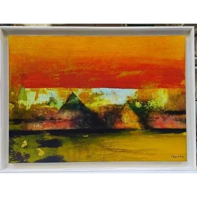 Абстрактна картина " Средната планина"