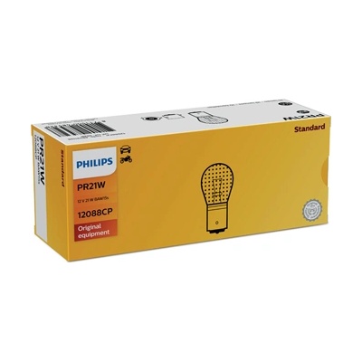 Philips Крушка, стоп светлини / габарити PHILIPS PR21W, 12V, 21W, 110lm, 10 бр