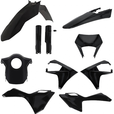 Acerbis sada plastov pre GAS GAS EC125 24-25 EC250 24-25 EC300 24-26 EC250F 24-26 EC350F 24-26 EC450f 24-26 EC500F 24-26 čierna