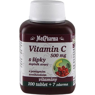 MedPharma Vitamín C 500 mg so šípkami 107 tabliet
