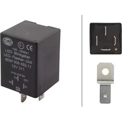 HELLA Přerušovač blinkru HE 4DW009492-111