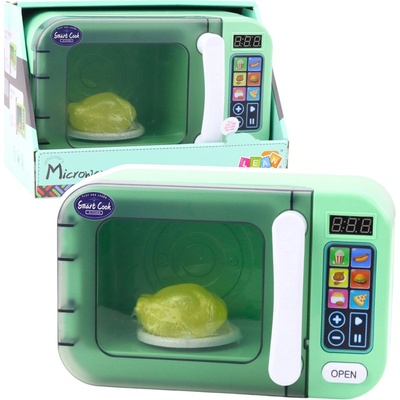 LEAN Toys 24424 Detská mikrovlnná rúra, zelená
