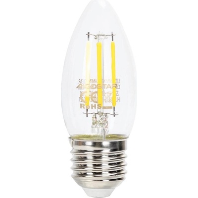 Aigostar B.V. LED Stmievateľná žiarovka VINTAGE C35 E27/4W/230V 6500K AI1706