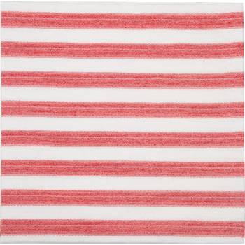 Zafferano Хартиени салфетки Righe раирани 40 x 40 см червени 12 бр (NPQ4002)
