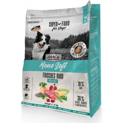 MAC's Dog Mono Soft Čerstvé hovězí 2 x 4 kg