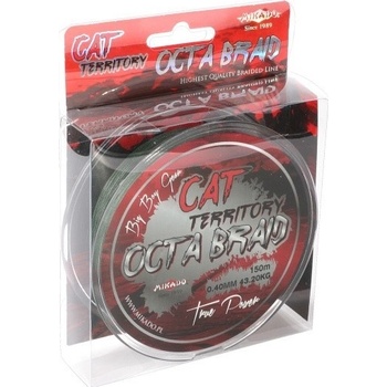 Mikado šnúra Territory Octa Braid Green 150m 0,60mm 61,8kg