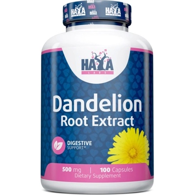 Haya Labs Dandelion Root Extract, 500 mg, 100 капсули, Haya Labs