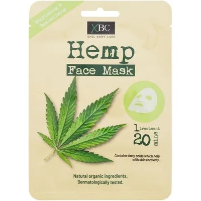 Xpel Hemp Face Mask подхранваща и ревитализираща текстилна маска за лице за жени