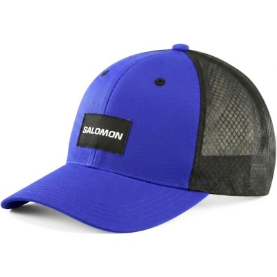 Salomon Trucker Curved Cap LC2354700 surf the web/deep black