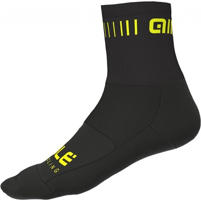 ALÉ ponožky klasické STRADA Q-SKIN žltá/čierna