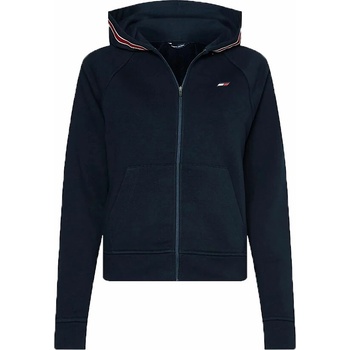 Tommy Hilfiger Regular Tommy Tape Zipper Hoodie tmavo modrá