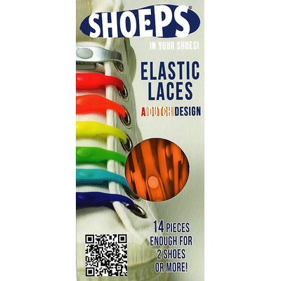SHOEPS silikonové 14ks oranžové neon