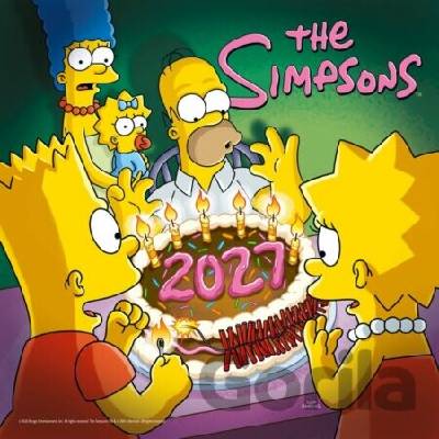 Oficiální nástěnný The Simpsons|Simpsonovi SQ 30,5 x 30,5|61 cm Simpsons 2027