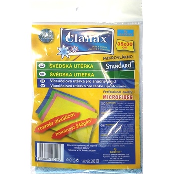 Clanax Univerzálna švédska utierka z mikrovlákna 40 x 40 cm 250 g rôzne farby 1 ks