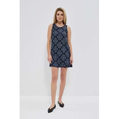 Moodo Summer dress with straps modrá šedá