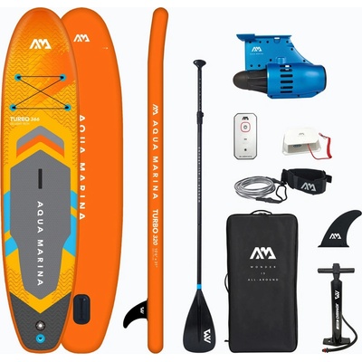 Paddleboard Aqua Marina GO TURBO 366 12'0 S Power fin