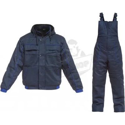 B-Wolf Ватиран работен комплект яке и полугащеризон TORNADO Set | Тъмно син , 120101 (120101)