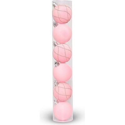 Artezan vian.guľa 5cm zamatová ružová (6ks/bal)