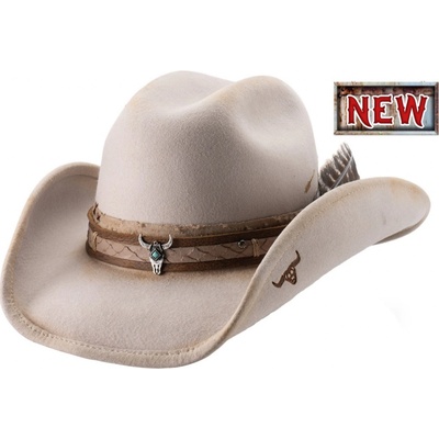 Bullhide Hats Westernový klobouk Not Enough ikonický design s motivem býčí lebky