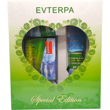 Evterpa подаръчен комплект за жени, АГЛАЯ свежест, Сапун, шампоан, крем за ръце, Детелина