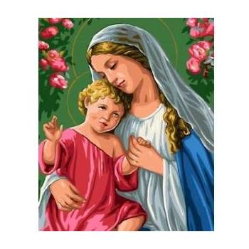 NORIMPEX Painting by numbers Mary with child 40x50cm 1006810
