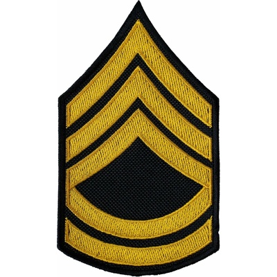 NAVYS Nášivka US hodnosť SERGEANT FIRST CLASS - ZLATÁ