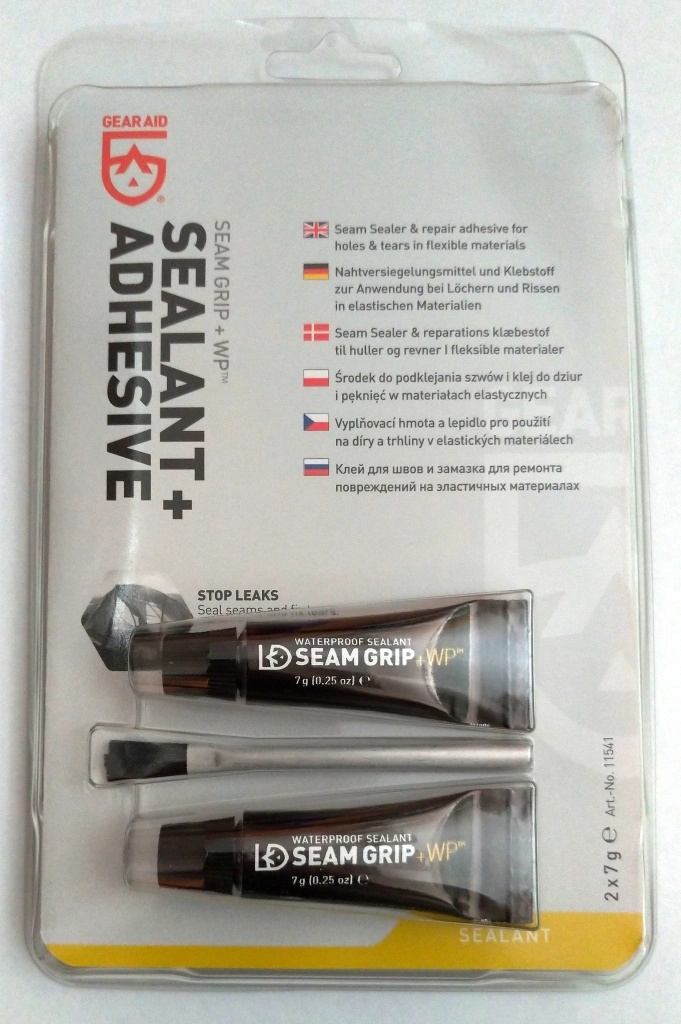 Gear Aid Seam Grip WP - 2 Confezioni Da 1 Oncia - Sigillante Impermeabile E Adesivo Per Tende