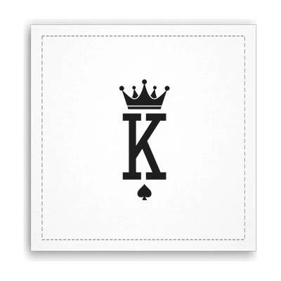 Fotoobraz 40x40 cm K as King