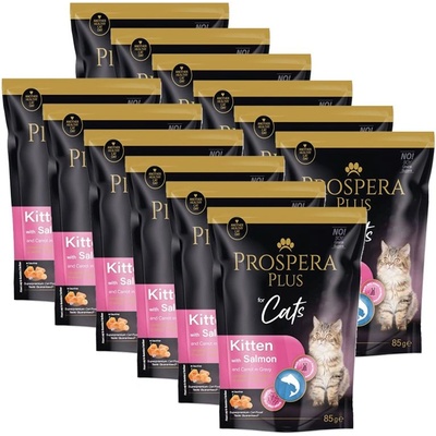 Prospera Plus Kitten Salmon & Carrot консерви 12 x 85 г