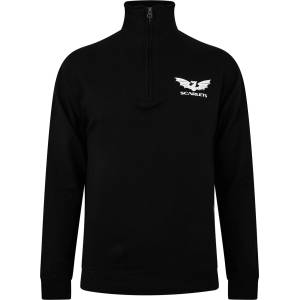 Castore Men's Quarter Zip Fleece - Black