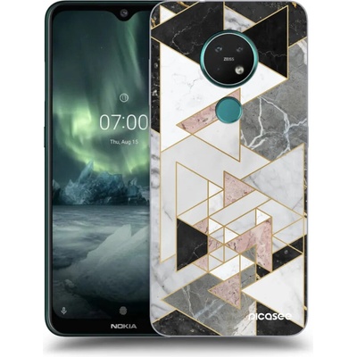 Púzdro Picasee silikónové Nokia 7.2 - Light geometry čiré