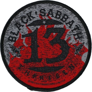 RAZAMATAZ кръпка black sabbath - 13 ПЛЪМЪЦИ КРЪГЛИ - razamataz - sp2710