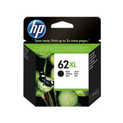 HP Мастилена касета HP 62XL ink cartridge black high capacity 1-pack, C2P05AE