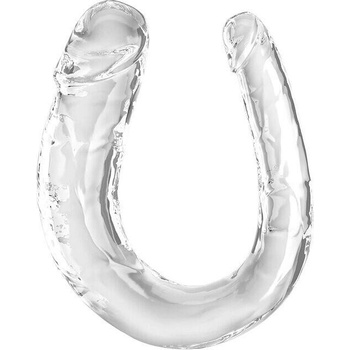 Pipedream King Cock Double Trouble Medium Clear