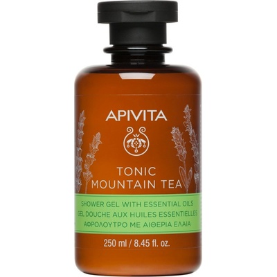 APIVITA Tonic Mountain Tea Shower Gel with Essential Oils 250 ml